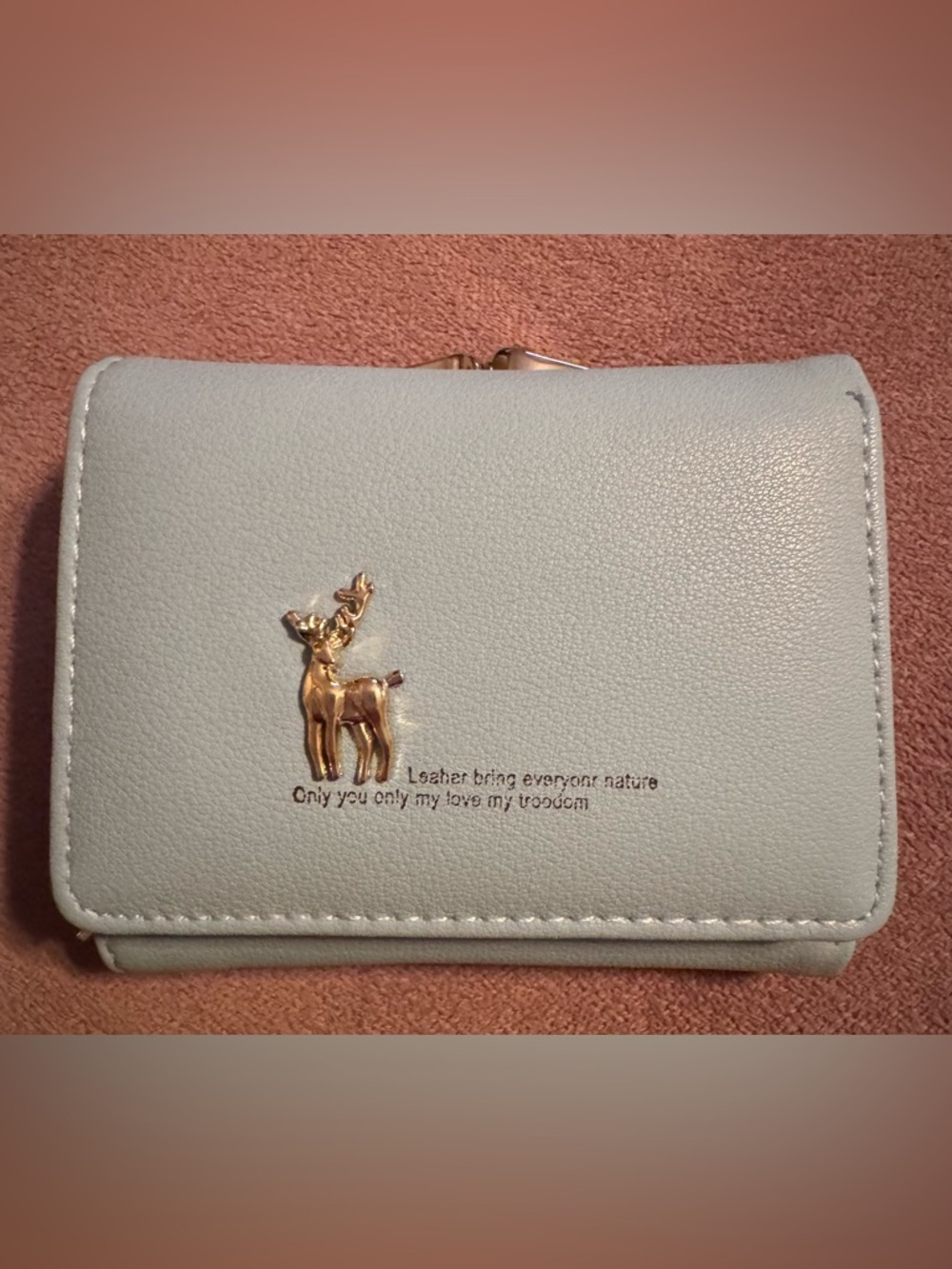 Elegant Blue and White Women's Wallet NWT